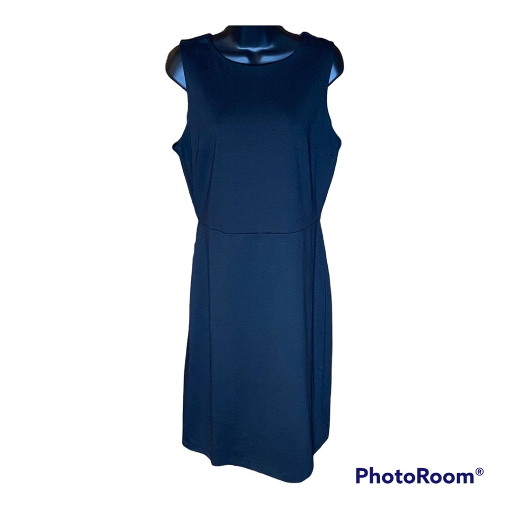 Old Navy Black Midi Dress Medium
